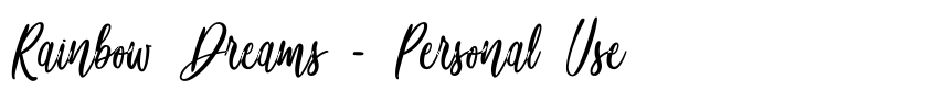 Preview Rainbow Dreams - Personal Use