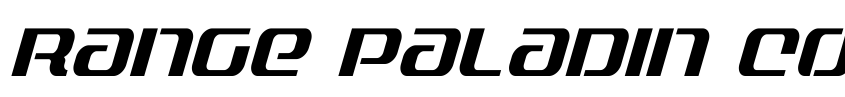 Preview Range Paladin Condensed Italic