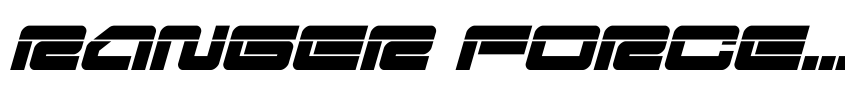 Preview Ranger Force Laser Italic