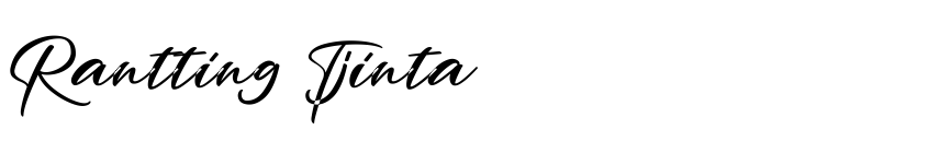 Font Rantting Tjinta by Unknown