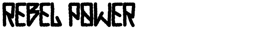 Font REBEL POWER by Unknown