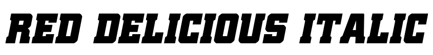Preview Red Delicious Italic