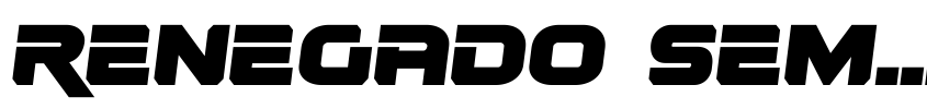 Preview Renegado Semi-Italic