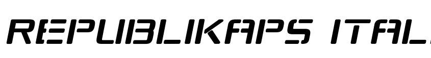 Preview Republikaps Italic