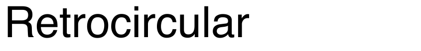 Preview Retrocircular