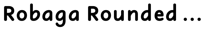 Preview Robaga Rounded Bold