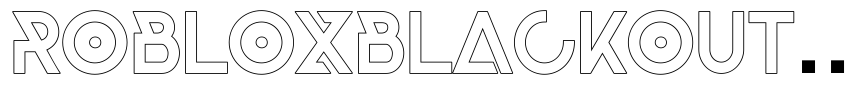 Font RobloxBlackOutline by 177Studio.com