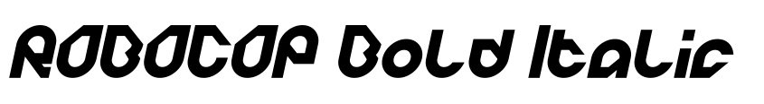 Preview ROBOCOP Bold Italic