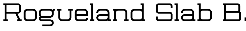 Font Rogueland Slab Bold by Toni Setiawan | Namara Creative Studio
