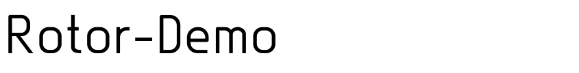 Preview Rotor-Demo