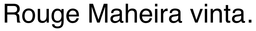 Preview Rouge Maheira vintage personal use