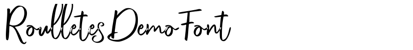 Preview RoulletesDemoFont