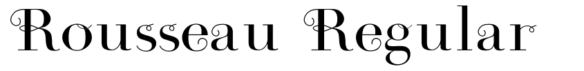 Preview Rousseau Regular