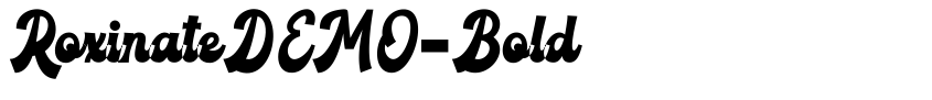 Font RoxinateDEMO-Bold by FERDIANSYAH_Ijemrockart