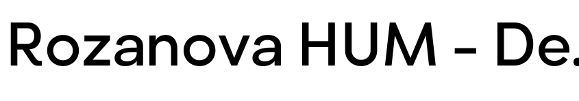 Font Rozanova HUM - Demo Semi Bold by Variable Type Foundry