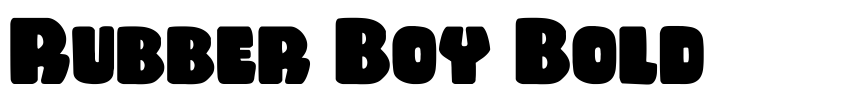Preview Rubber Boy Bold