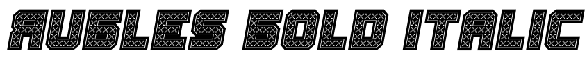Preview Rubles Bold Italic
