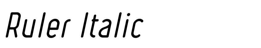 Preview Ruler Italic