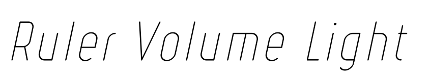 Preview Ruler Volume Light