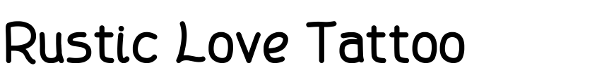 Preview Rustic Love Tattoo