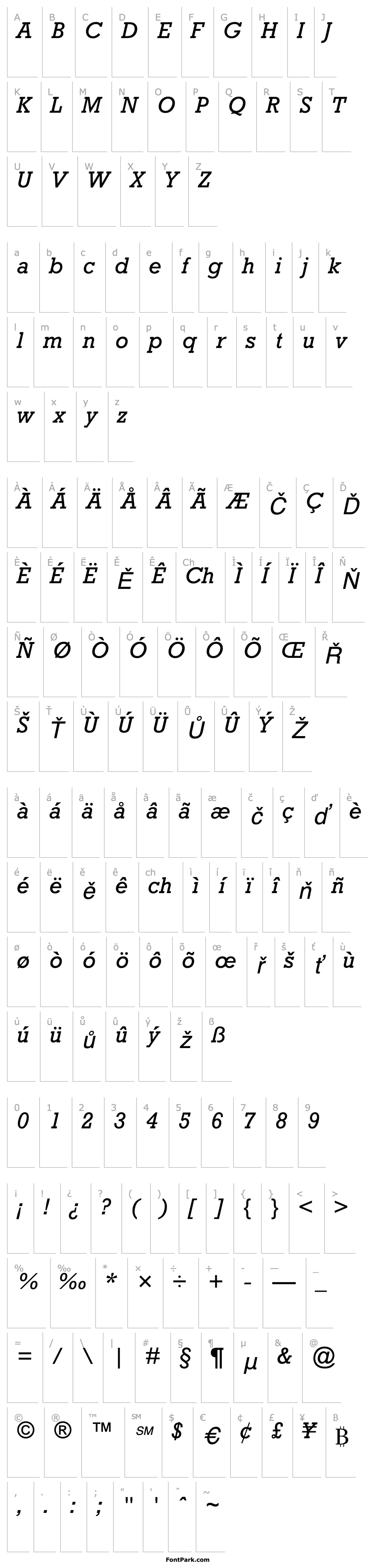 Overview Rockwell-Italic