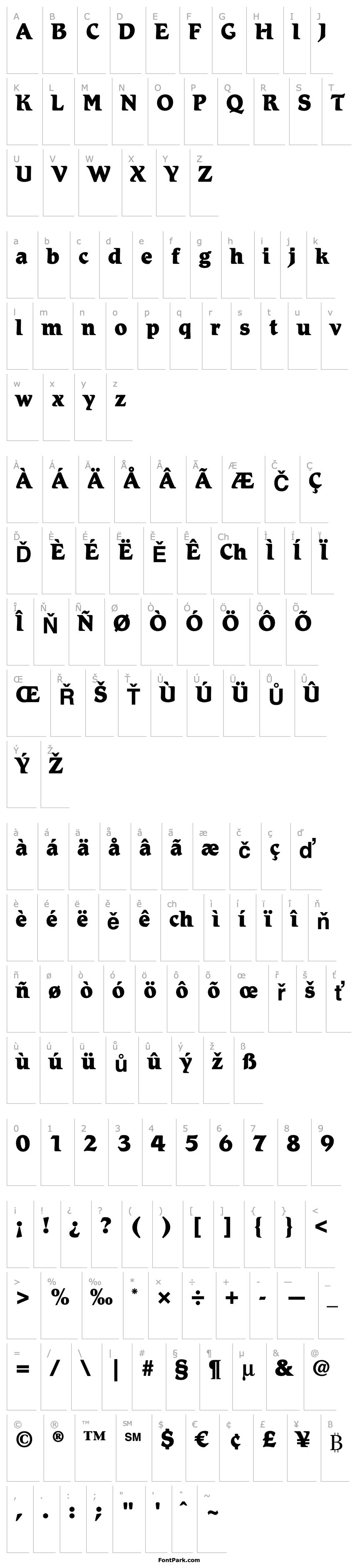 Overview RomicStd-ExtraBold