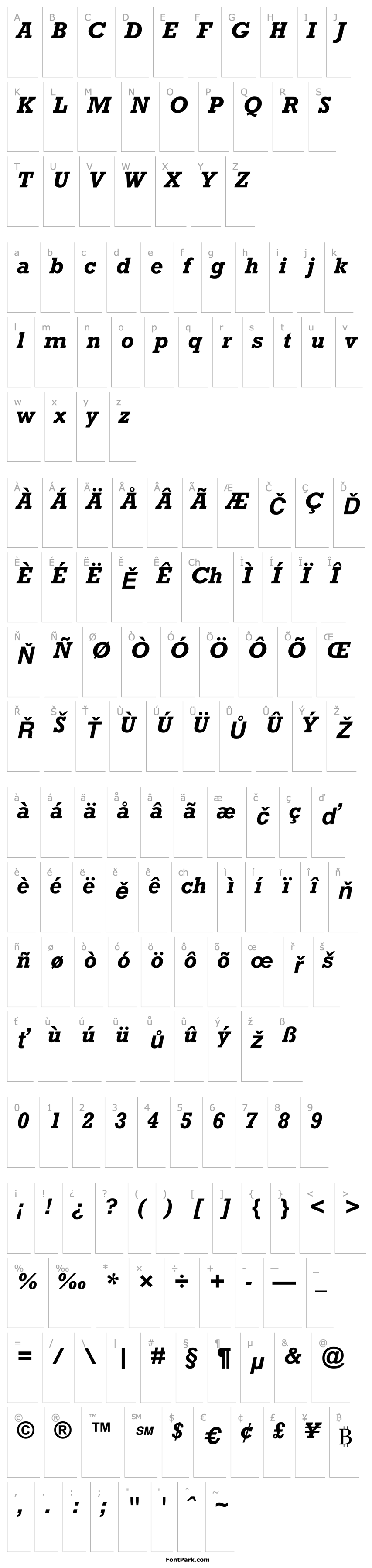 Overview Rockwell-Bold Italic