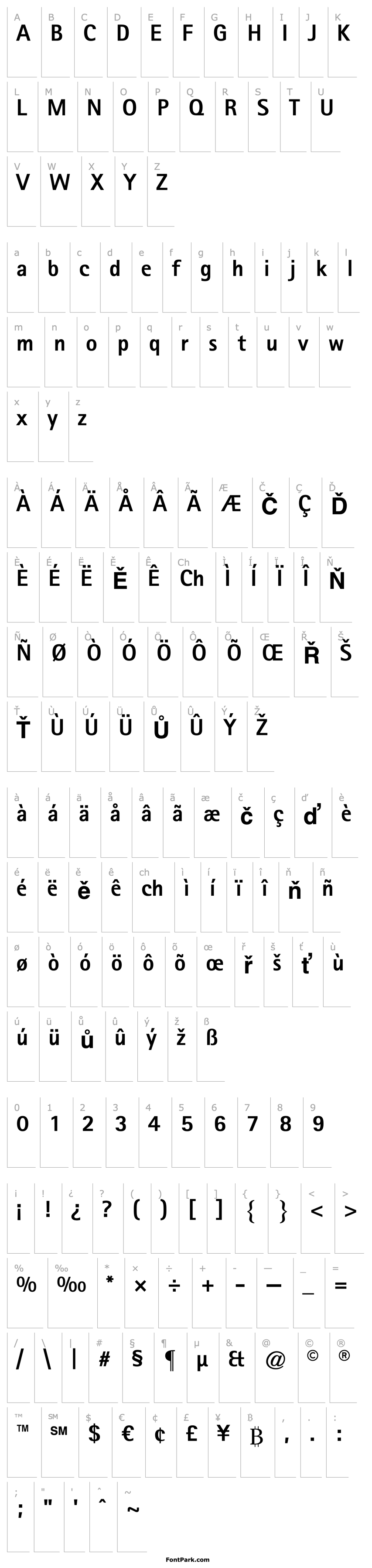 Overview RotisSansSerifStd-ExtraBold