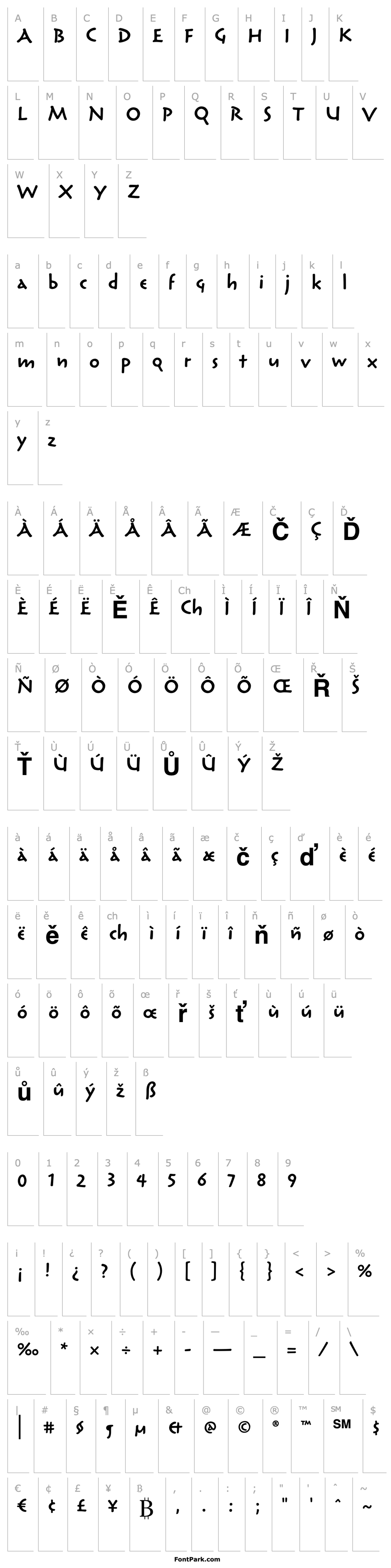 Přehled ReliqStd-SemiboldActive