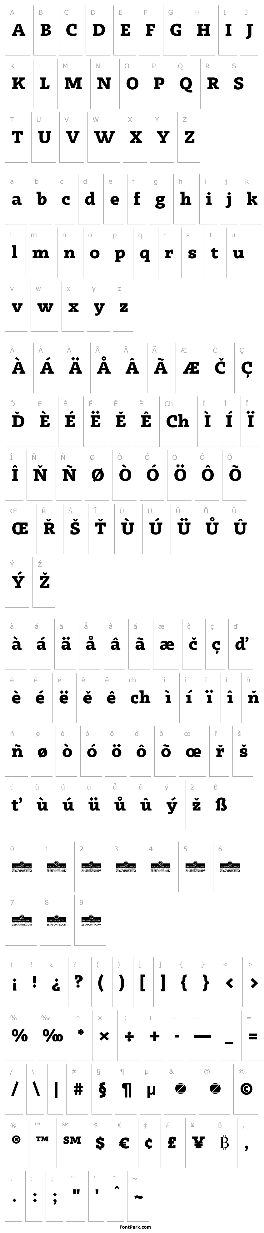 Overview Radcliffe Display ExtraBold