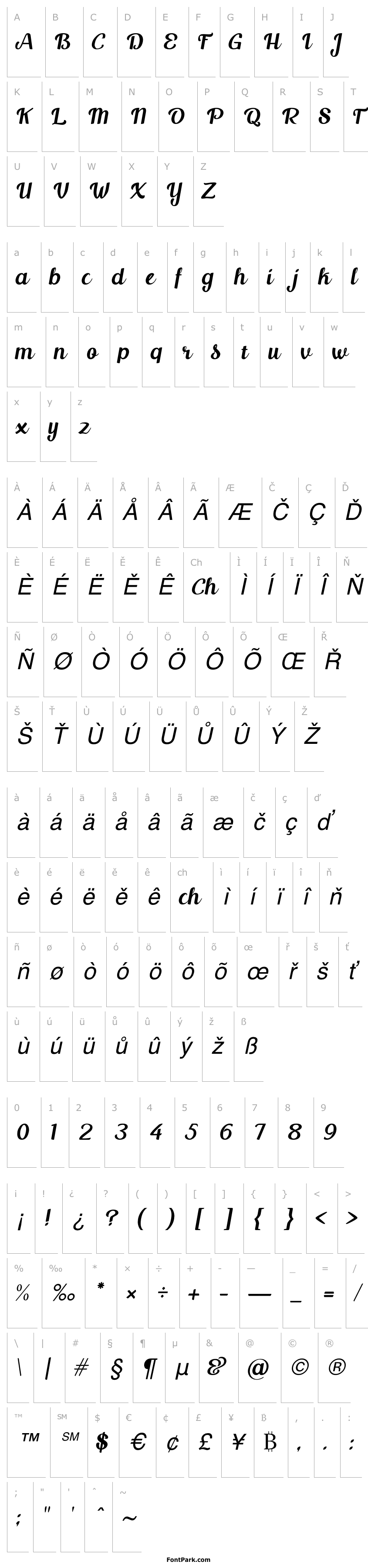 Overview Raffina Italic