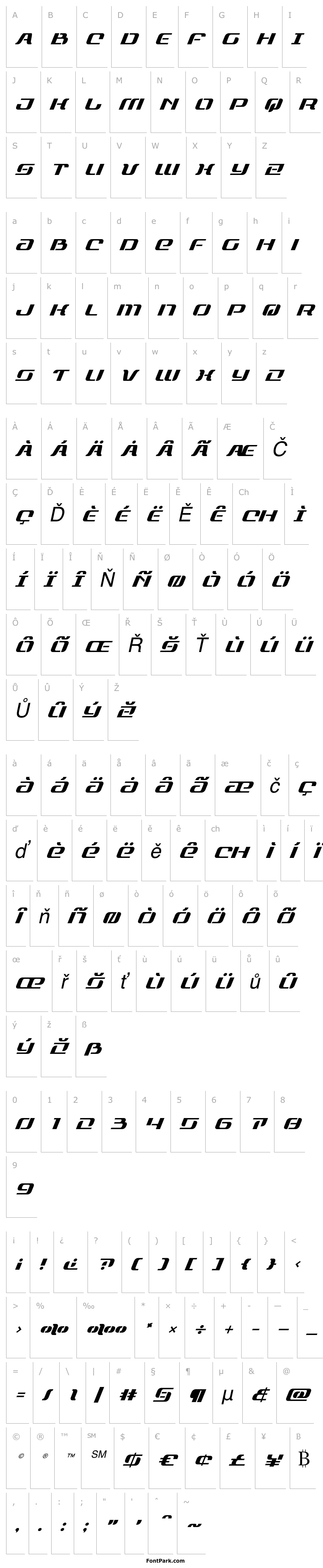 Přehled Range Paladin Super-Italic