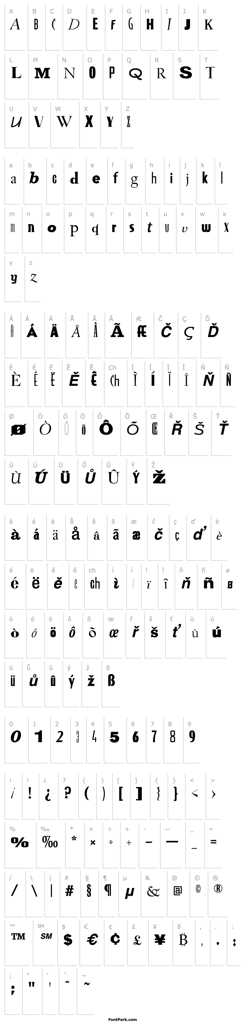 Overview Ransom Bold Italic