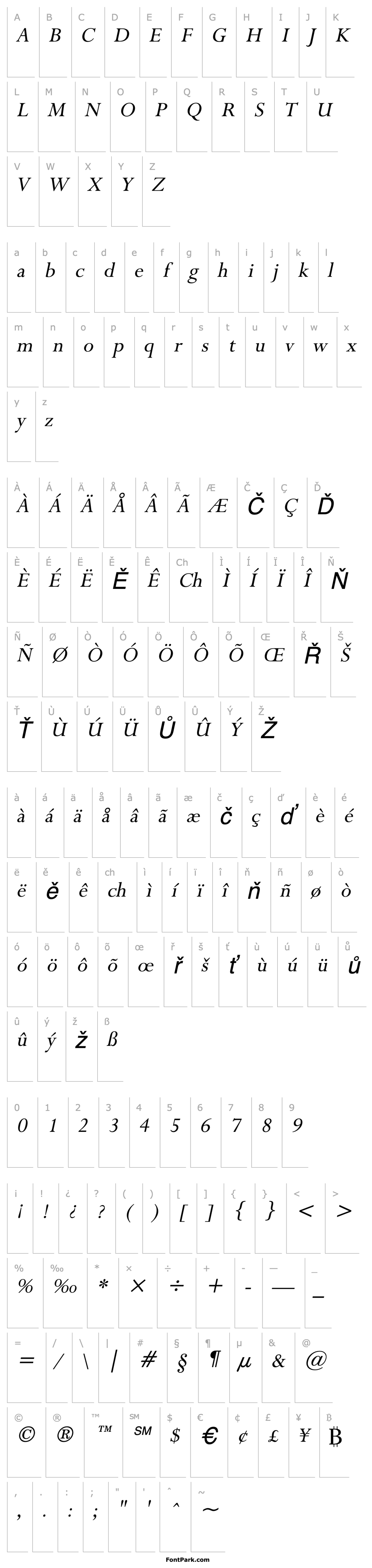 Overview Rapid Italic