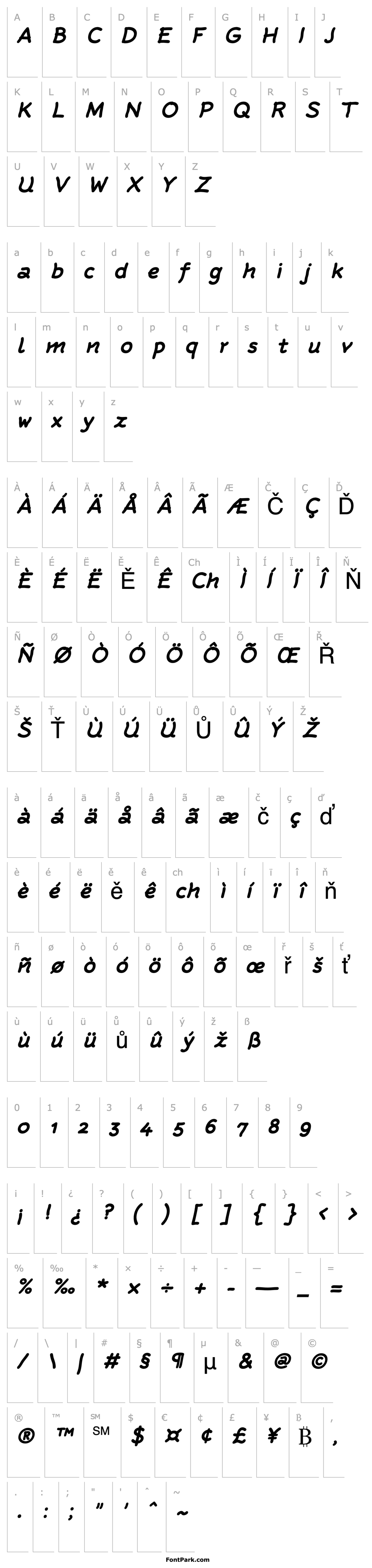 Overview Rattlescript-BoldOblique