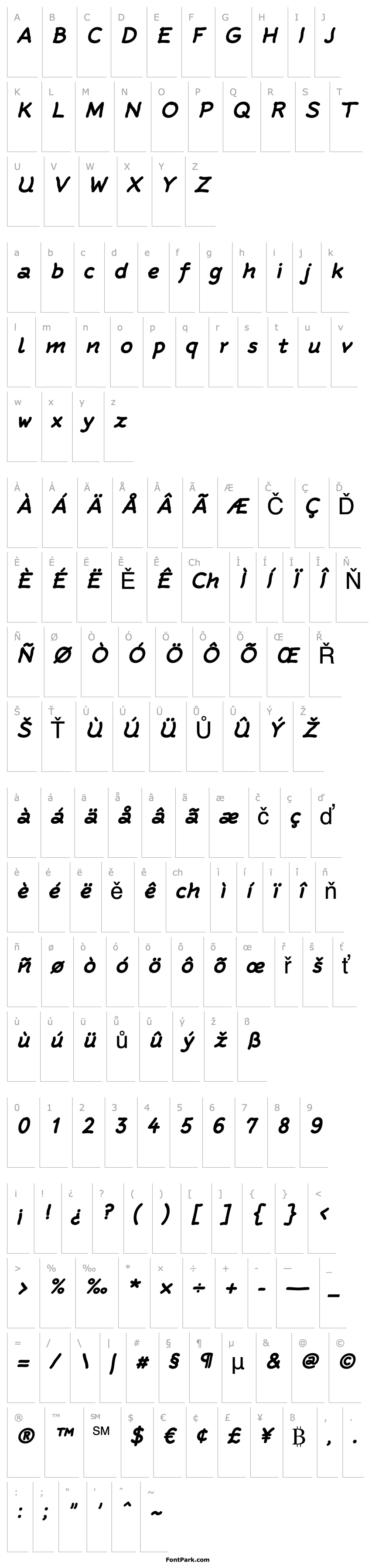 Overview Rattlescript-BoldObliqueTf