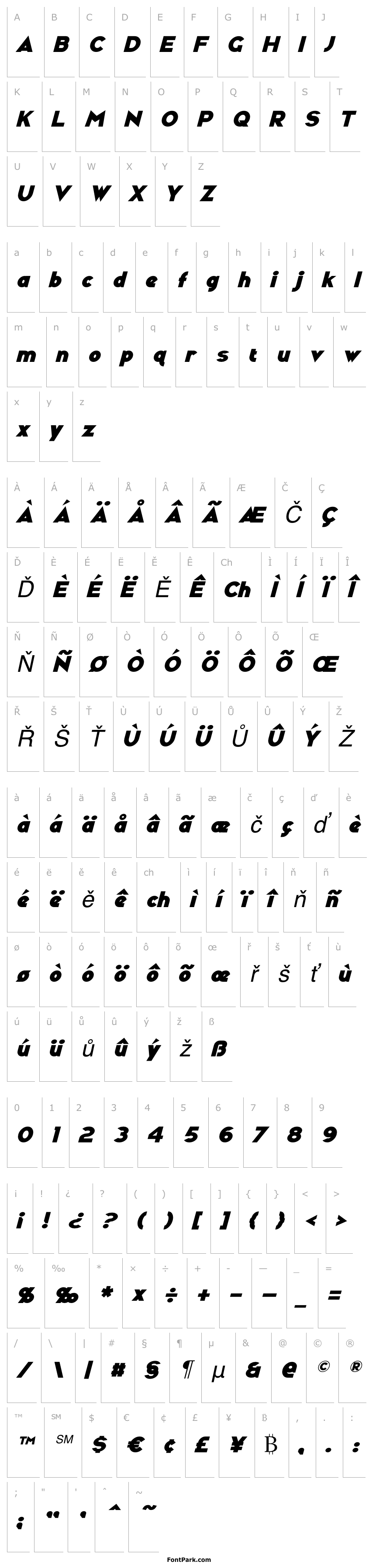 Přehled Ravenwood Italic