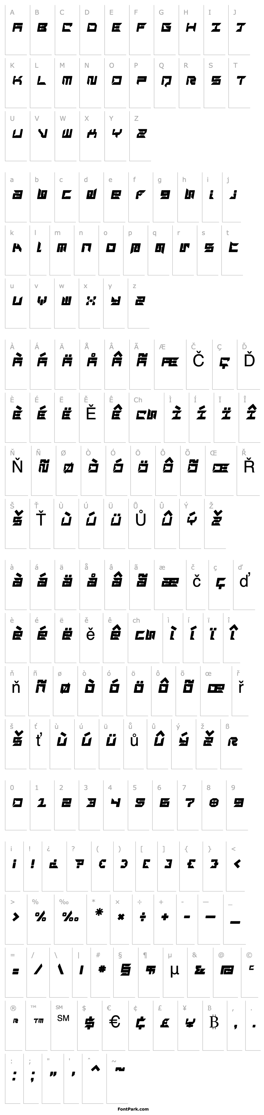 Overview RayzorBlunt Italic