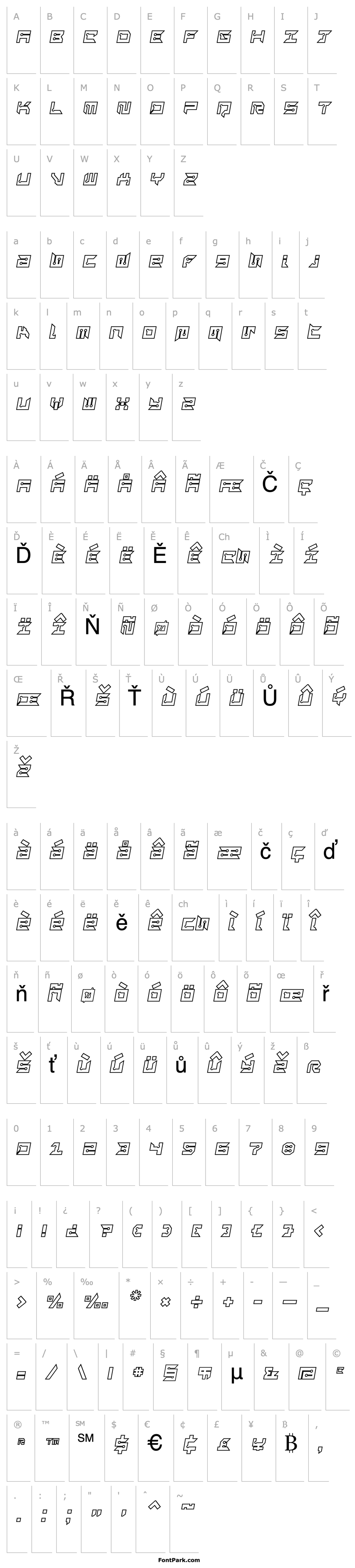 Overview RayzorSharp Outline Italic