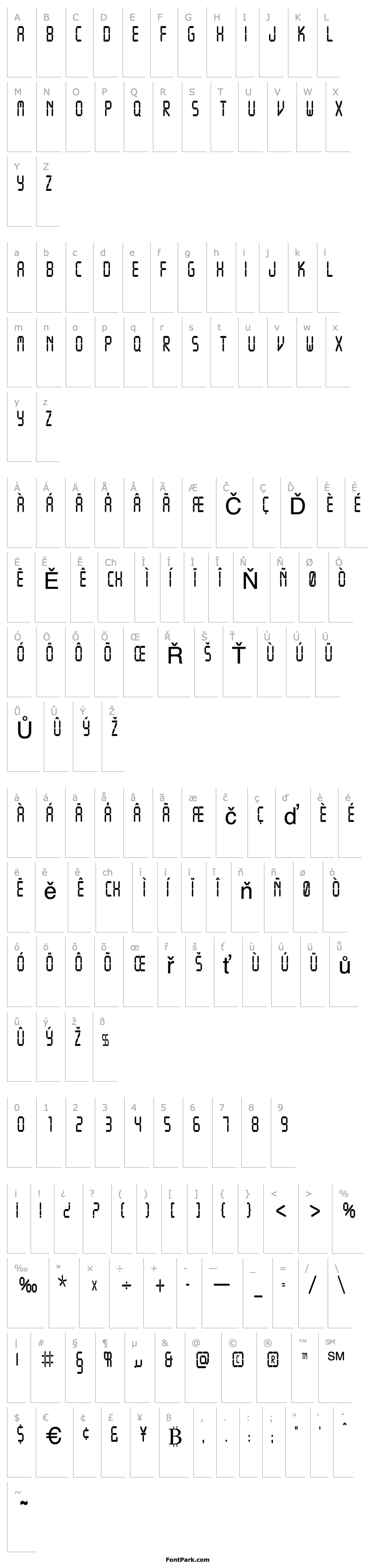 Overview ReadoutCondensed