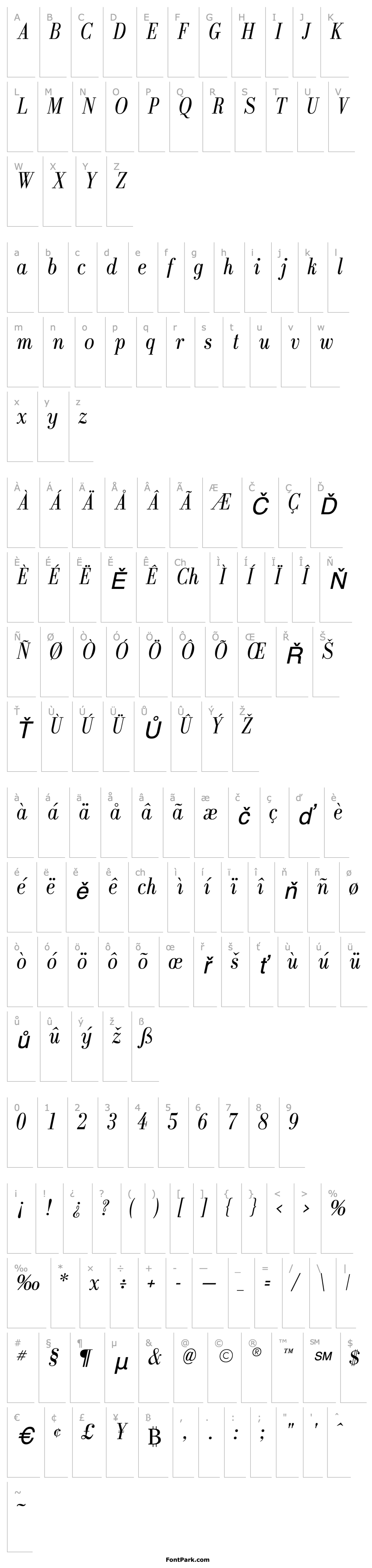 Overview Recital SSi Italic