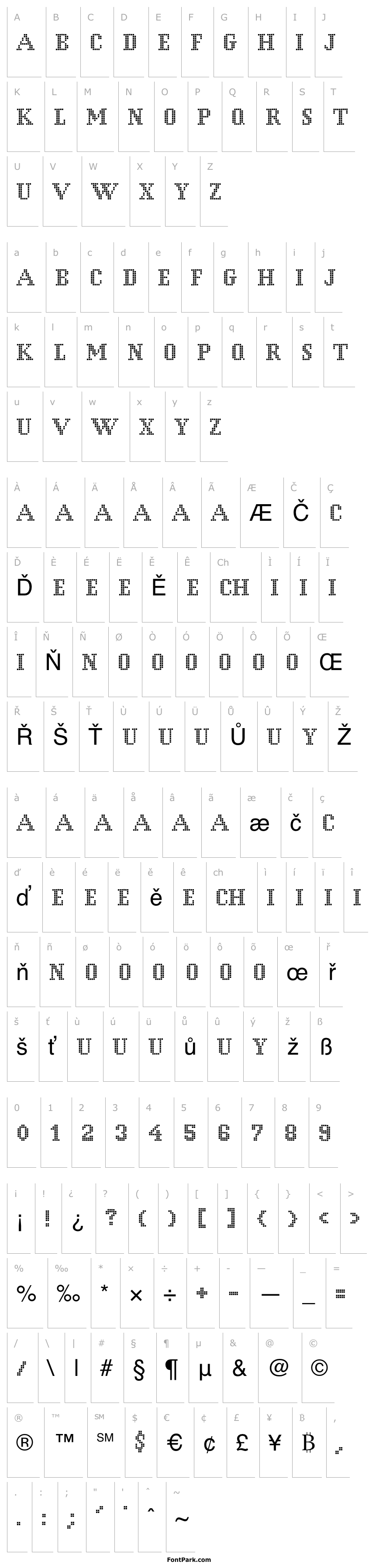 Přehled RECTAXELRegular