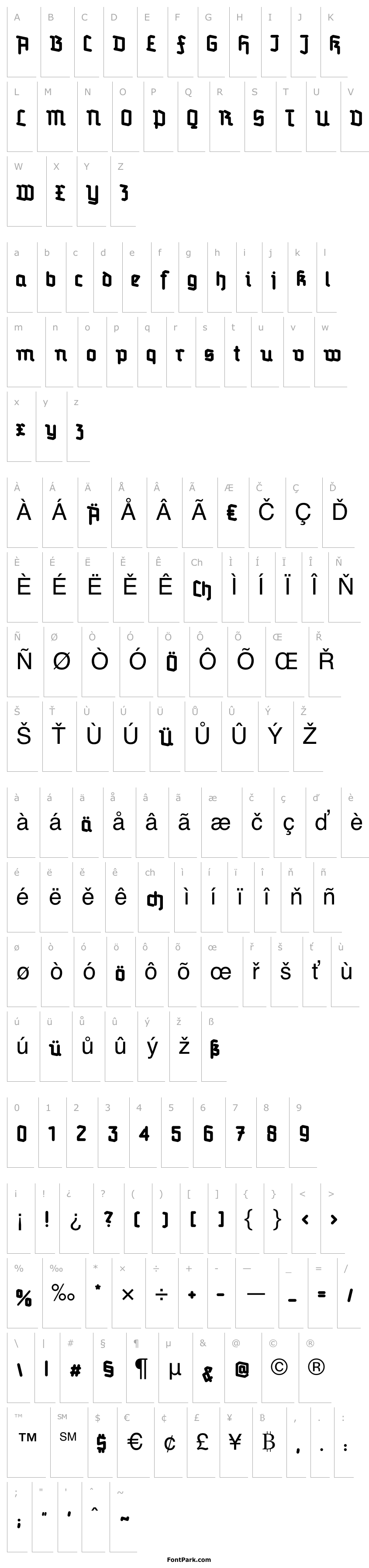 Přehled Redifraktur BETA Bold