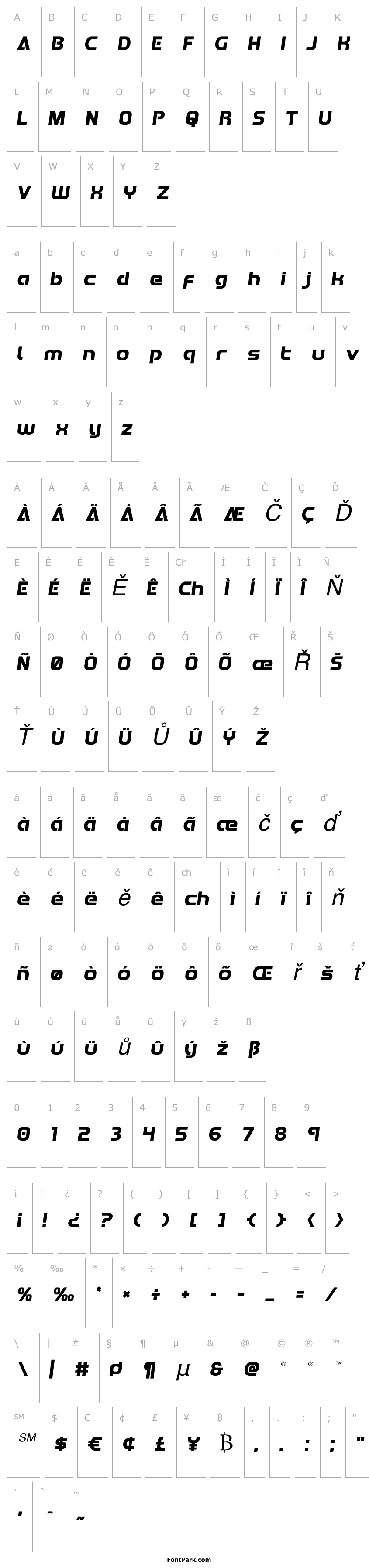 Overview Redline Semi-Italic