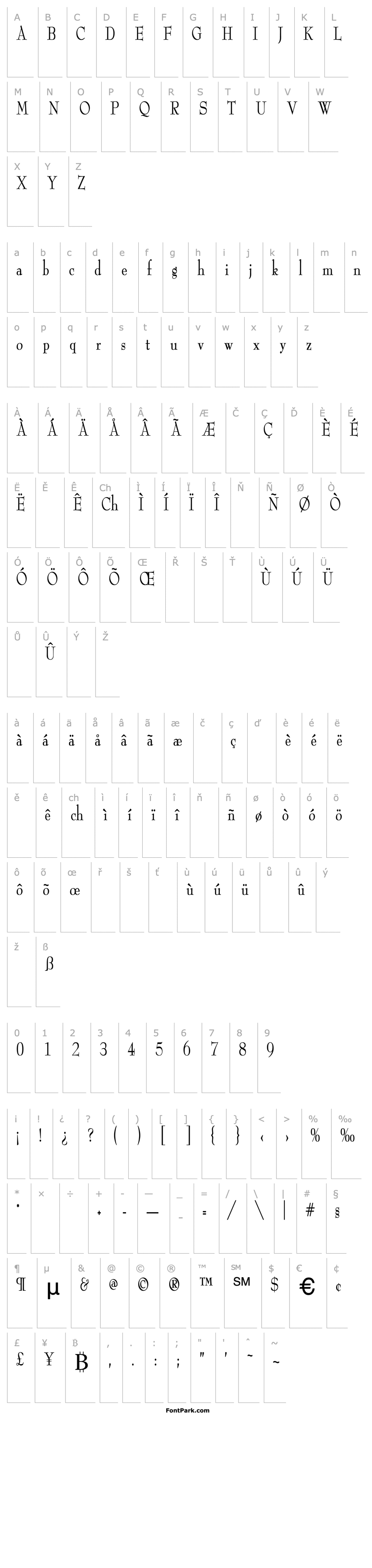 Overview ReedFont Cn