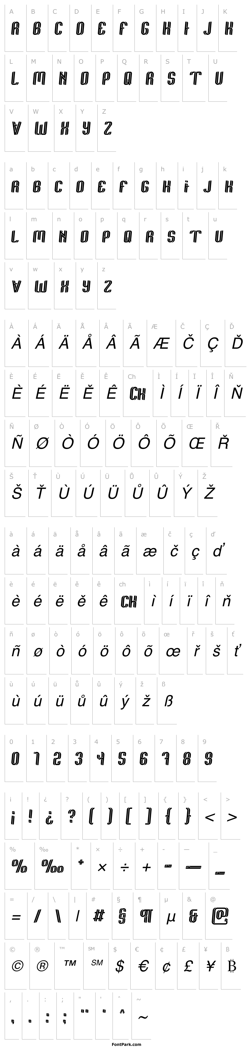 Přehled ReefordItalicDEMO-Italic