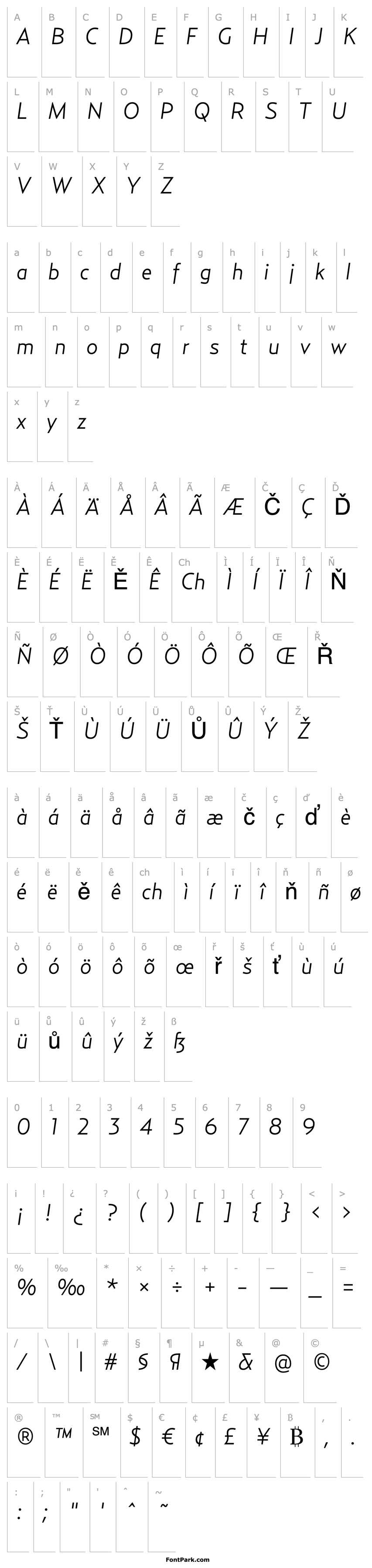 Overview Relay-LightItalic