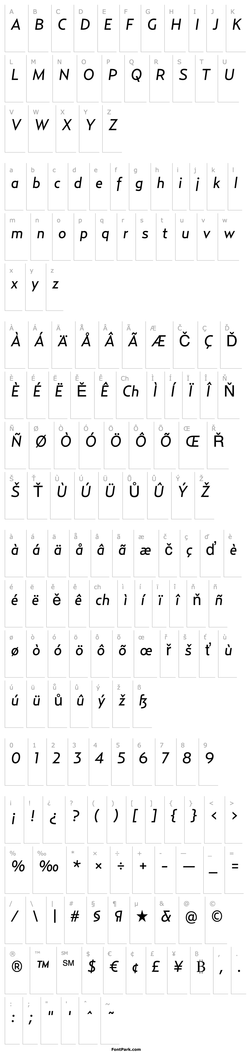 Overview Relay-RegularItalic