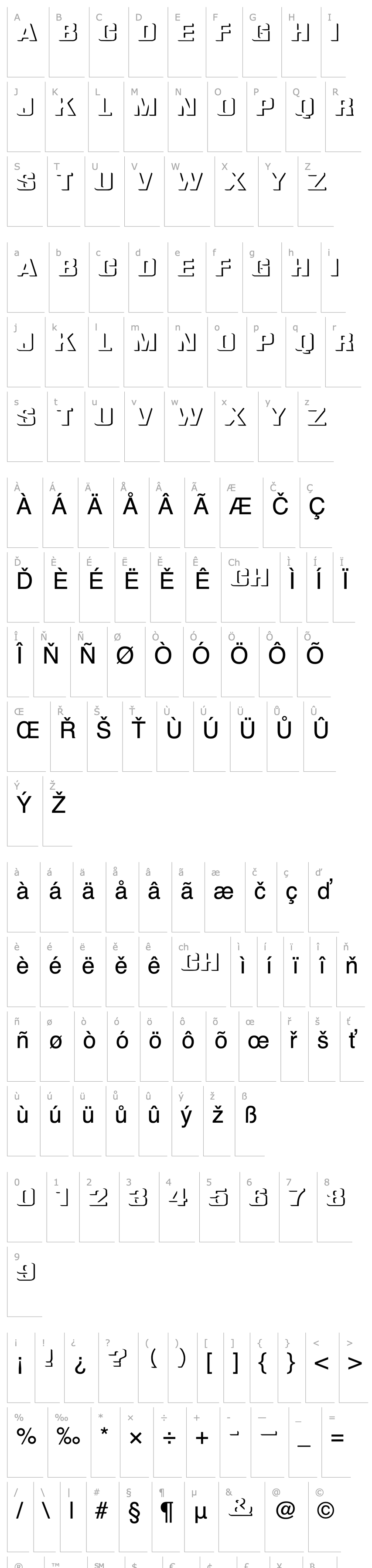 Overview Relief Grotesk Extended