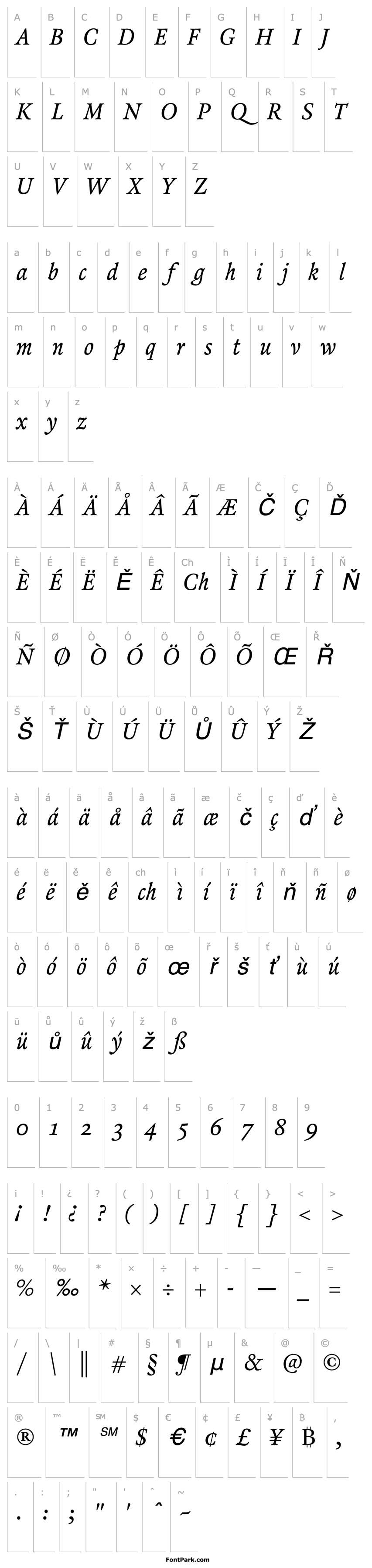 Overview RenardNo2-Italic